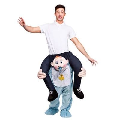 Carry Me Mascot Costume Adult Funny Fancy Dress Ride On Outfit