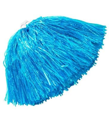 Cheerleader Pom Pom Fancy Dress Cheer Dance Sports Costume Accessory Single