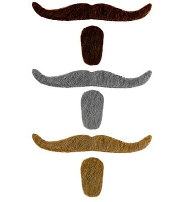 Chevalier Moustache & Goatee Beard