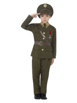 Child Army Officer Costume