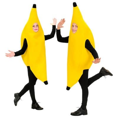 Child Banana Costume Kids Fruit Fancy Dress World Book Day Outfit