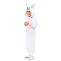 Child Easter Bunny Costume  Kids Plush Bunny Outfit Hood Fancy Dress Easter