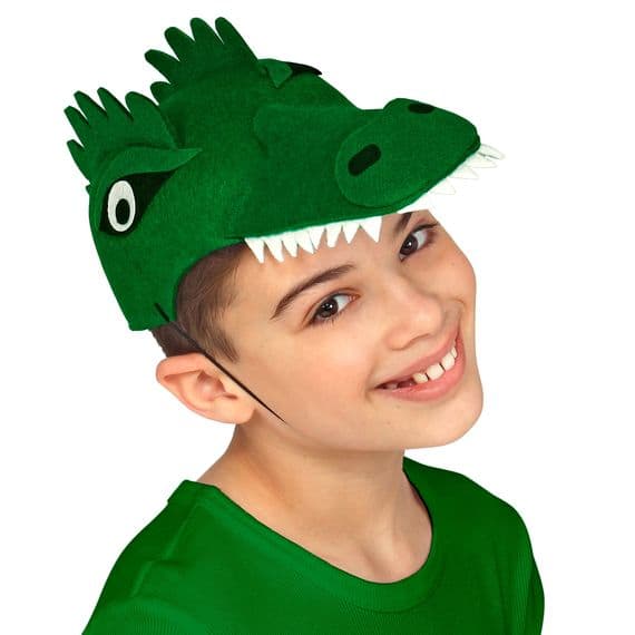 Child Felt Crocodile Cap