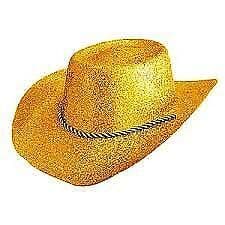 Child Gold Glitter Cowboy hat