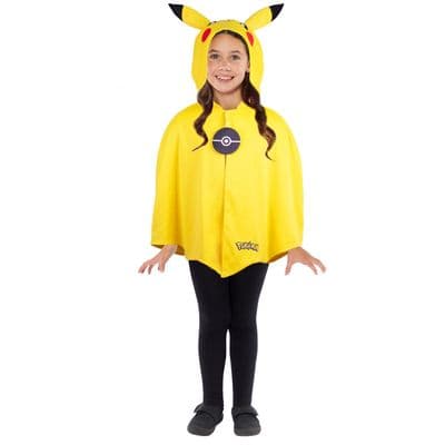 Child Pokemon Pikachu Cape