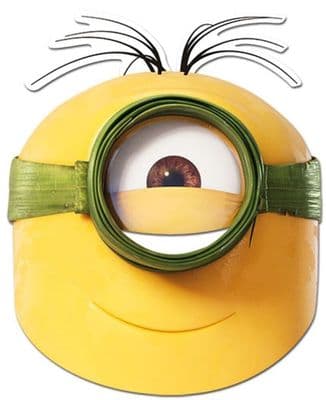 Childs Cardboard Character Despicable Me Minions Masks