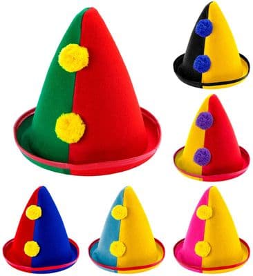 Childs Clown Cone Hat