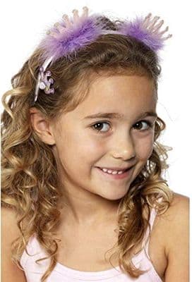 Childs Crown Headband With Hairclip