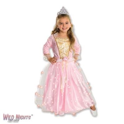 CHILDS GIRLS FAIRYTALE TWINKLER ROSE PRINCESS 5-7 YEARS