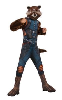 Childs Guardians of The Galaxy Deluxe Rocket Small 3-4 years