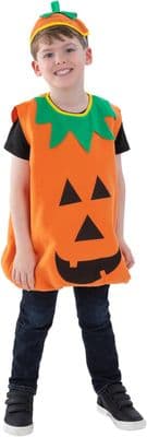 Childs Halloween Pumpkin Costume