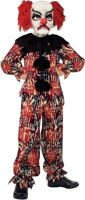 Childs Halloween Scary Clown Costume