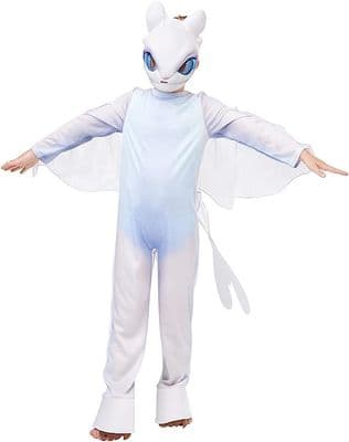 Childs How to Train Your Dragon Light Fury Dragon costume