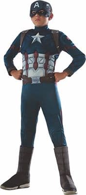 Childs Marvel Deluxe Captain America Civil War Costume