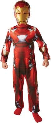 Childs Marvel Deluxe Iron Man Civil War Costume