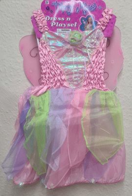 Childs Miss Rainbow Fairy Costume