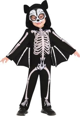 Childs Official Skeleton Bat Costume