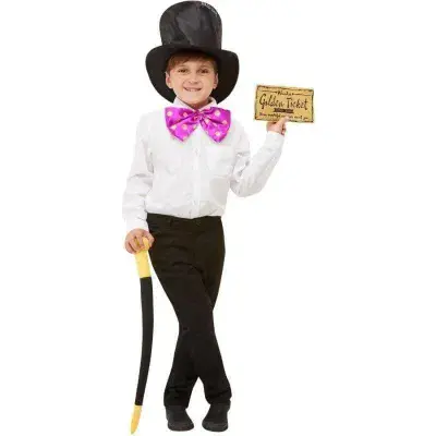 Childs Roald Dahl Willy Wonka Kit Black