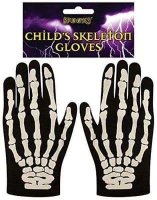 Childs Skeleton Gloves