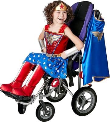 Childs Wheelchair Friendly Wonder Woman Costume