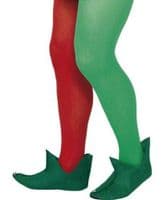 Christmas Adult Elf Shoe Covers