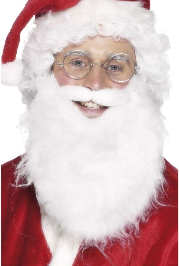 Christmas Adult White Santa Beard
