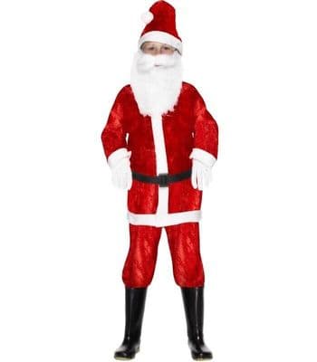 Christmas Boys Santa Costume