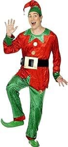 Christmas Deluxe Mens Elf Costume