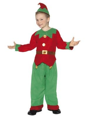 Christmas Fancy Dress Child Elf Costume