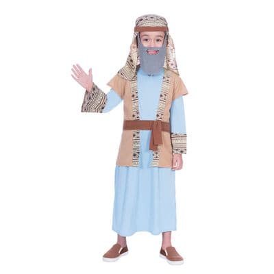 Christmas Fancy Dress Child Shepherd Costume Nativity Kids Outfit