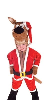Christmas Fancy Dress Santa Scooby Doo Costume Small Age 3-4 Years
