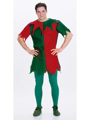 Christmas Gents Elf Costume Medium/Large