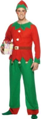 Christmas Gents Value Elf Costume Extra Large