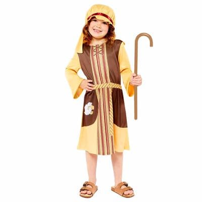 Christmas Girls Shepherd Fancy Dress Costume