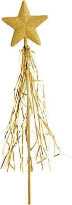 Christmas Gold Glitter Star Magic Wand