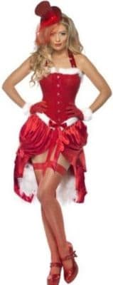 Christmas Ladies Santa Baby Burlesque Costume