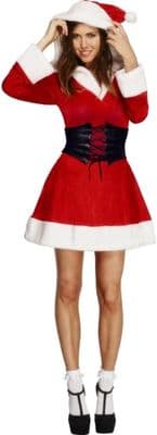 Christmas Ladies Sexy Hooded Santa Costume