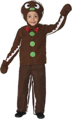 Christmas Little Gingerbread Man Costume