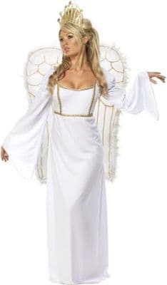 Christmas Long White Angel Costume