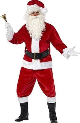 Christmas Mens Deluxe Santa Costume Extra Large