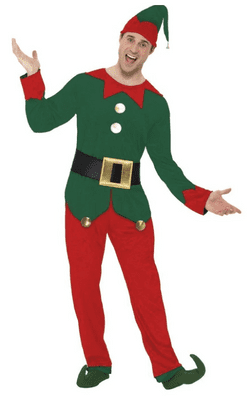 Christmas Mens Elf Costume