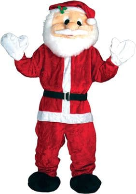 Christmas Mens Santa Mascot Costume