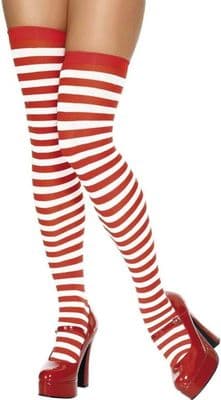 Christmas Red and White Stockings