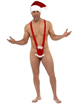 Christmas Santa Face Man Kini