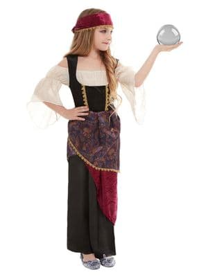 Circus - Deluxe Fortune Teller Girls Fancy Dress Costume