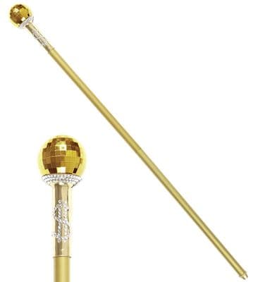 Collapsible Gold Pimp Cane
