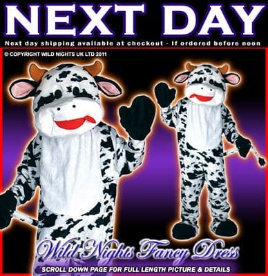 COW MASCOT COSTUME FULL BODY ANIMAL