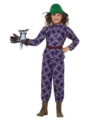 David Walliams Deluxe Awful Auntie Child Fancy Dress Costume
