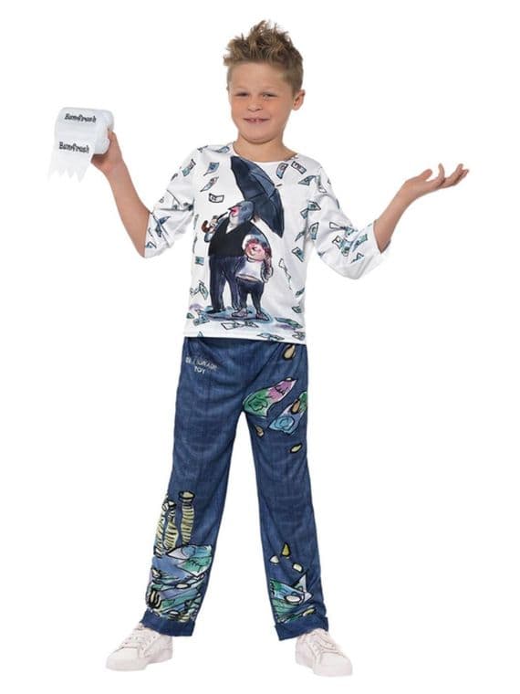 David Walliams Deluxe Billionaire Boy Costume