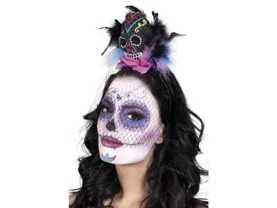 Day of the Dead/Dia de los Muertos Tiara Deluxe